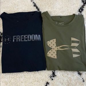 Men’s under armor t-shirts never worn